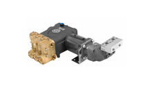 AR HYDRAULIC DRIVE PUMP - HYD-RTD130.160 1000 RPM WITH MOUNTING RAILS AND MOTOR