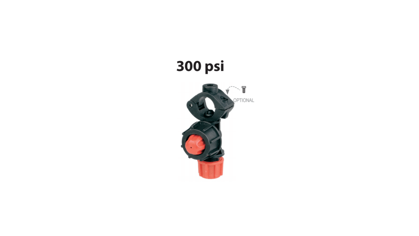 AR HYDRAULIC NOZZLE BODY WITH DIAPHRAGM CHECK-VALVE AG8234047 - 300 PSI 3/8” 25MM-DIAMETER