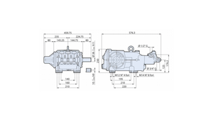 AR INDUSTRIAL SOLID SHAFT PUMP - RTP30N 1000 RPM N VERSION