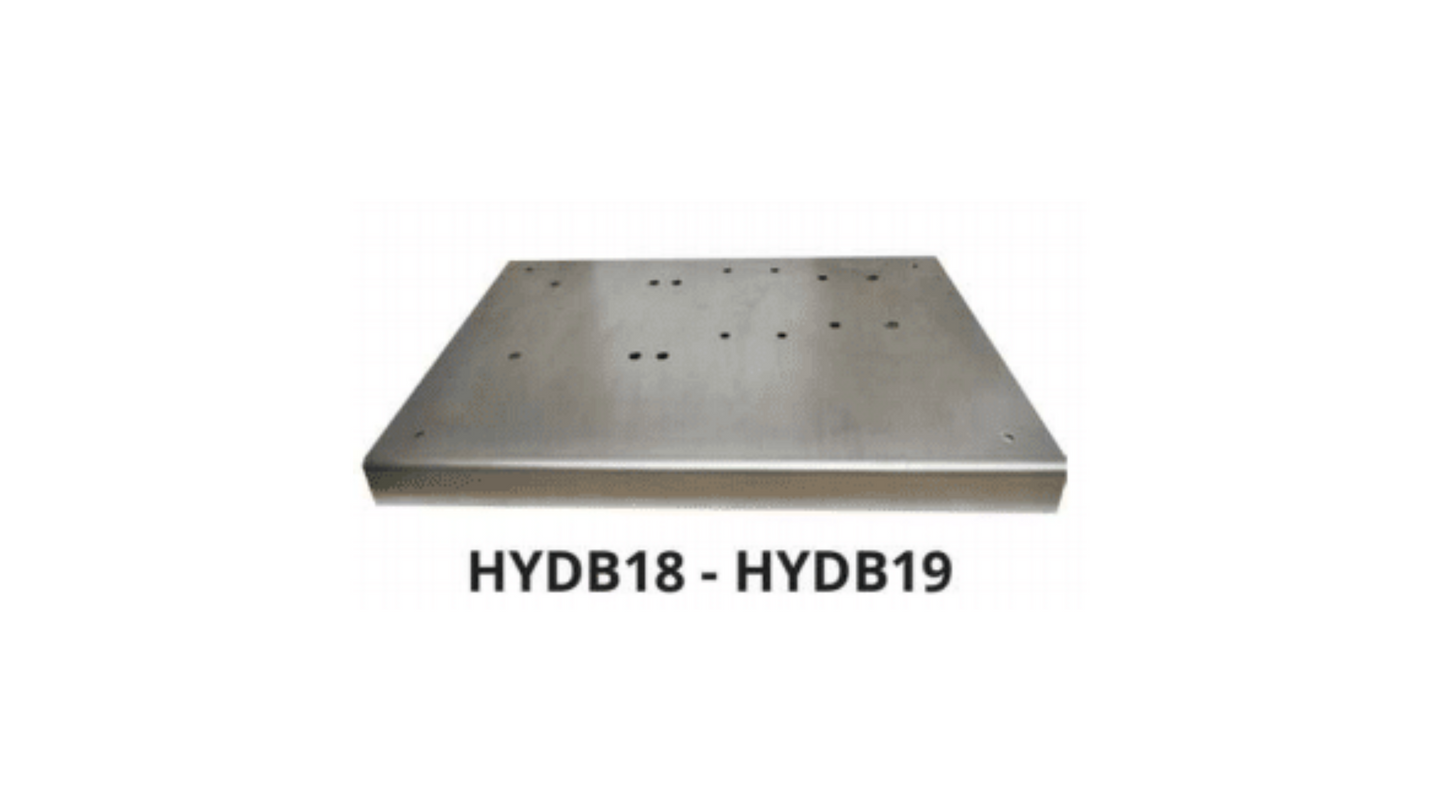 AR HYDRAULIC BASE PLATE - HYDB19 ZINC PLATED