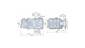 AR INDUSTRIAL SPECIALTY PUMP - RKA4G40HJ-F22 1750 RPM J VERSION