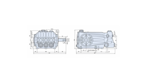 AR INDUSTRIAL STAINLESS STEEL PUMP - RTX-SS100.100N 1450 RPM N VERSION