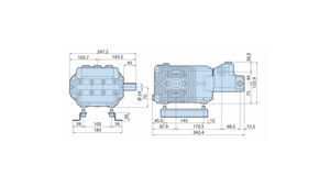 AR INDUSTRIAL STAINLESS STEEL PUMP - STP-SS1550N 1450 RPM N VERSION