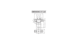 AR HYDRAULIC TANK LINE STRAINER SPARE PARTS FOR DIMENSIONS - 1/2” 3/4” AGC00100001 - 50 MESH