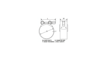 AR HYDRAULIC SUPEREX CLAMP 20-22W1 - SUPER CLAMP GALVANIZED STEEL (W1)