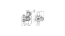 AR HYDRAULIC WET BOOM NOZZLE BODY AG8244250 - 300 PSI DOUBLE RH 3/8” 25MM DIAMETER