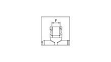 AR HYDRAULIC NOZZLE BODY AG8247021 - 217 PSI DOUBLE SWIVEL FEMALE NPT1/4”F