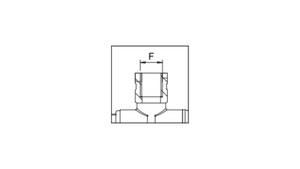 AR HYDRAULIC NOZZLE BODY AG8247021 - 217 PSI DOUBLE SWIVEL FEMALE NPT1/4”F