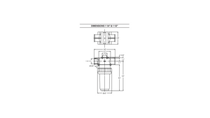 AR HYDRAULIC TANK LINE STRAINER SPARE PARTS FOR DIMENSIONS - 1 1/4” & 1 1/2” AGC00100032 - 32 MESH