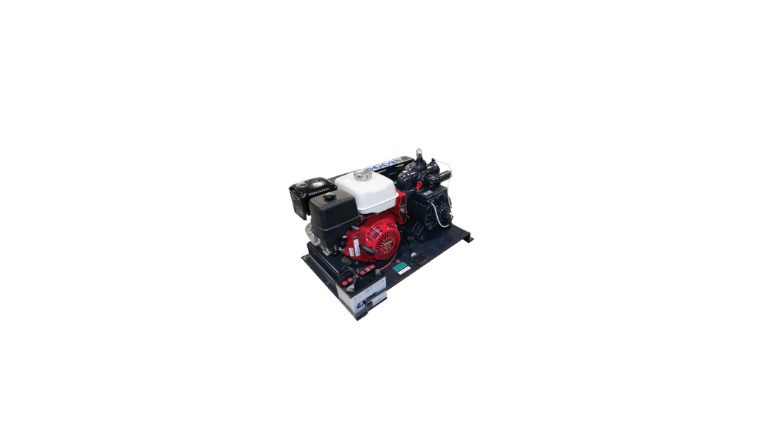 AR HYDRAULIC ROTARY VANE VACUUM PUMP MEC4000-GE - 600/1400 MAX RPM WITH HONDA GAS ENGINE GX390