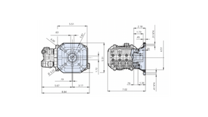 AR COMMERCIAL HOLLOW SHAFT PUMP - XMV35G25D-F33 3400 RPM D VERSION