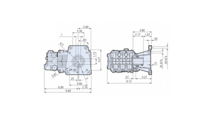 AR COMMERCIAL HOLLOW SHAFT PUMP - RKV35G30AD-F24 3400 RPM D VERSION