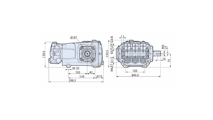 AR COMMERCIAL SOLID SHAFT PUMP - RG2125HN 1450 RPM N VERSION