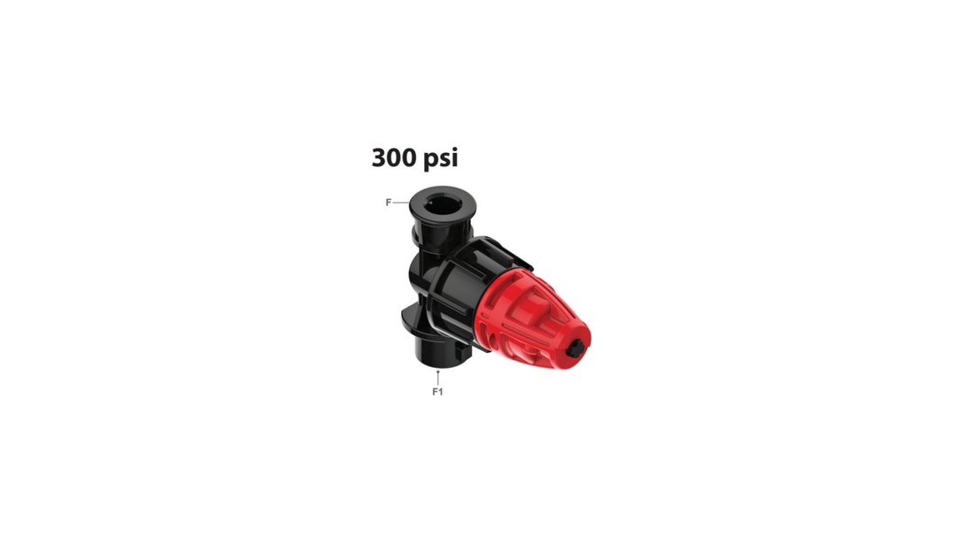 AR HYDRAULIC NOZZLE BODY WITH DIAPHRAGM CHECK-VALVE AG8234111 - 300 PSI 3/8” QUICK