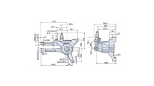 AR RESIDENTIAL HOLLOW SHAFT PUMP - RMW25G26D-F7 * 3400 RPM D VERSION RMW