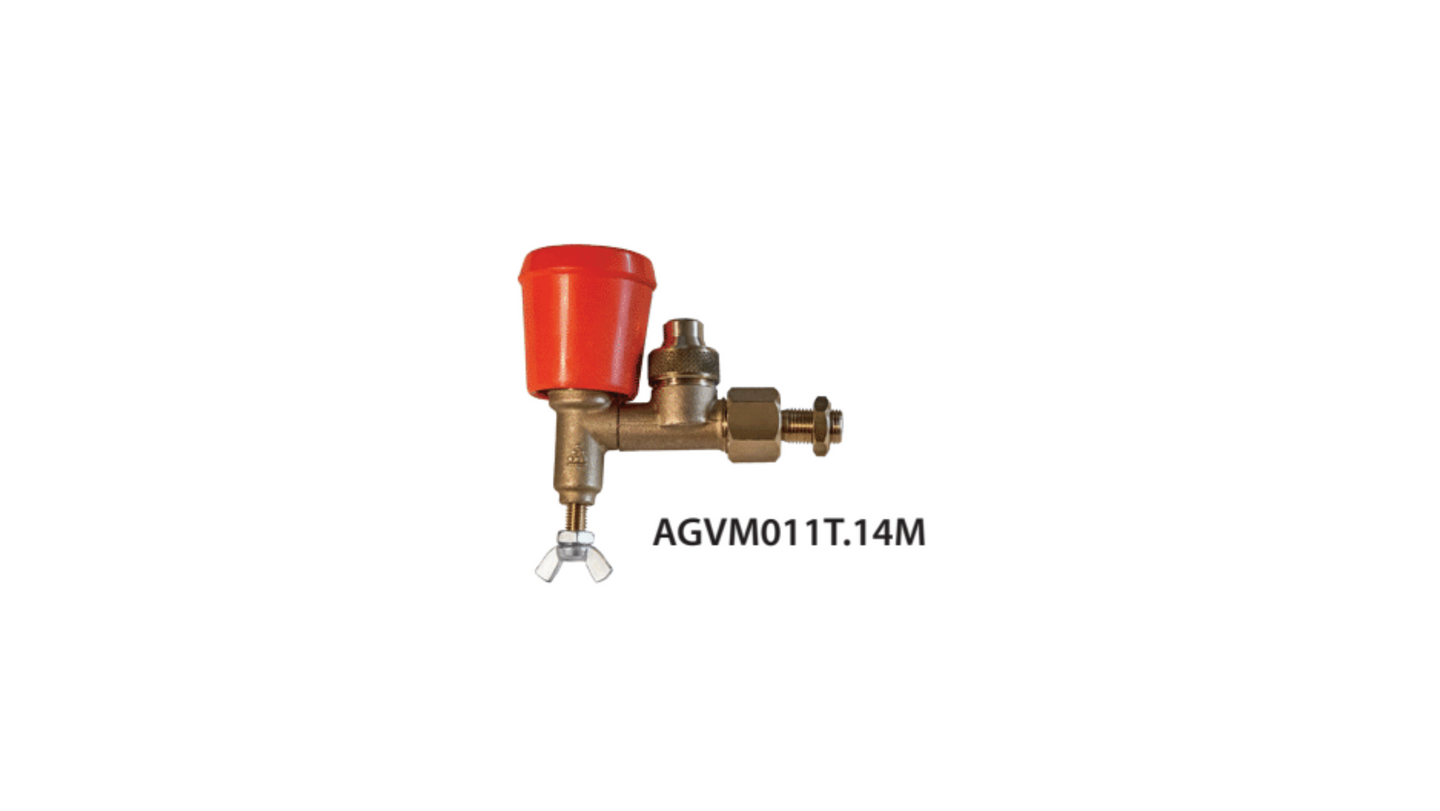 AR HYDRAULIC NOZZLE AGVM011T.14M - 725 PSI BUTTERFLY WITH TURBO AND ANTI-DRIP 1.2MM ORIFICE