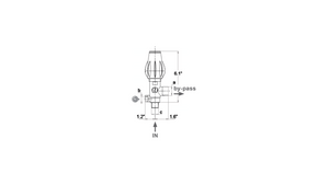 AR HYDRAULIC TANK MANUAL ADJUSTABLE PRESSURE RELIEF VALVE AG8384050 - 60 PSI