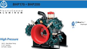 AR HYDRAULIC DRIVEN PUMP BHP200-C/C 550 RPM - HIGH-PRESSURE
