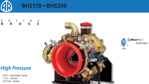 AR HYDRAULIC DRIVEN PUMP BHS170-C/C 550 RPM - HIGH-PRESSURE