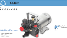 AR HYDRAULIC DRIVEN PUMP AR-DUE-V.R.I.-12 (12 VOLT MOTOR) 1450 RPM - MEDIUM-PRESSURE