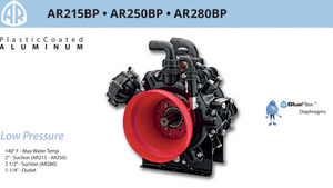 AR HYDRAULIC DRIVEN PUMP AR250BP-C/C 550 RPM - LOW-PRESSURE