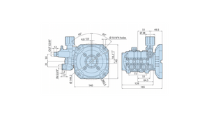 AR RESIDENTIAL HOLLOW SHAFT PUMP - JRV2G25E-F8 3400 RPM E VERSION JRV