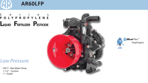 AR HYDRAULIC DRIVEN PUMP AR60LFP-SP 550 RPM - LOW-PRESSURE