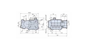 AR COMMERCIAL HOLLOW SHAFT PUMP - RCV25G27D-F7 3400 RPM D VERSION