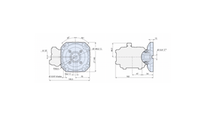 AR COMMERCIAL HOLLOW SHAFT PUMP - RCV3G25E-F8 3400 RPM E VERSION