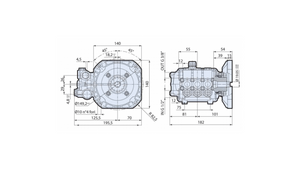 AR COMMERCIAL HOLLOW SHAFT PUMP - RCV25G27D-F8 3400 RPM D VERSION