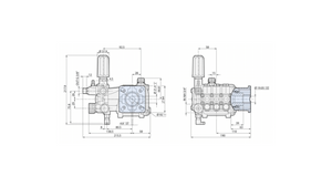 AR COMMERCIAL HOLLOW SHAFT PUMP - RCVU25G27D-F7-EZ 3400 RPM D VERSION