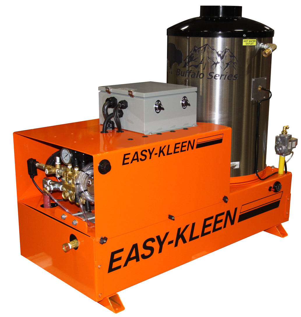 Easy-Kleen EZP3004-3-208-A Buffalo Series - Industrial Propane, 4 GPM at 3000 PSI, 7.5 HP TEFC 1.25 Service Factor Electric Motor, Three Phase, 208-230 Voltage, Auto Start Stop, General Pump