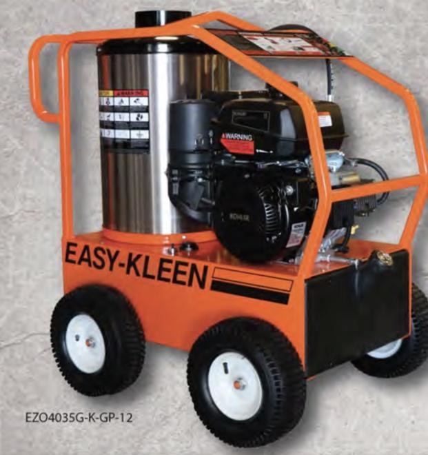 Easy-Kleen Ezo4035G-K-Gp-12 Commercial 4000 Psi 3.5 Gpm Kohler Gas Driven Hot Water Pressure Washer