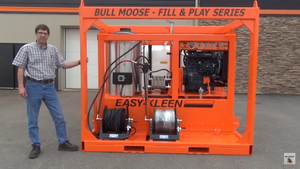 EZO3508D Easy Kleen 3500 PSI 8 GPM Diesel Hot Water Bull Moose Series