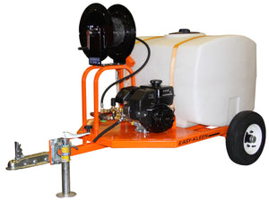 Easy-Kleen RVWASH100-6.5 RV Wash & Car Lot Wash Trailer Cold Water, 3 GPM at 2700 PSI, 6.5 HP Kohler Gas Engine, 100 Gallon Water Tank, Fully Welded Powder Coated Steel Frame